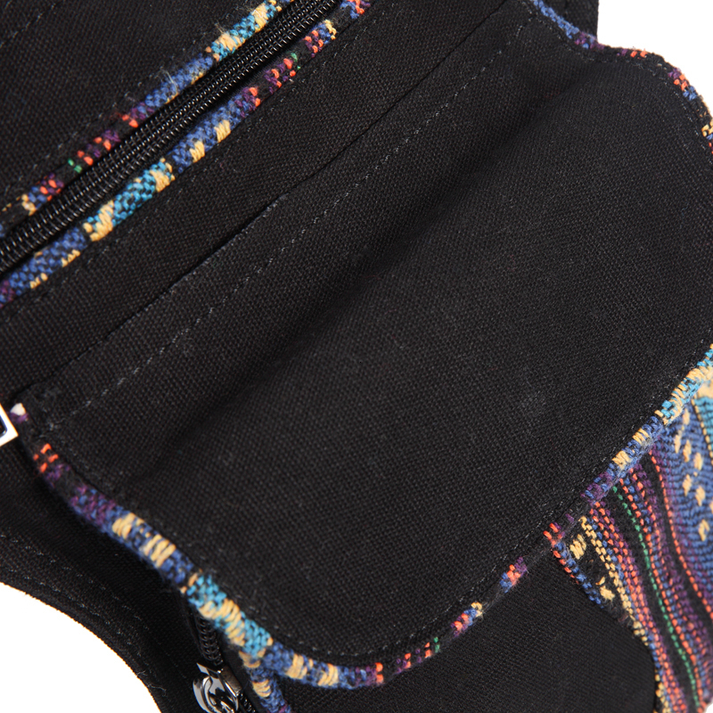 Waist Bags Annmouler Waist Bag for Women Bohemian Style Fanny Pack Ladies Hip Bag Patchwork Phone Pockets Bag Large Capacity Leg Bag Purse 230907