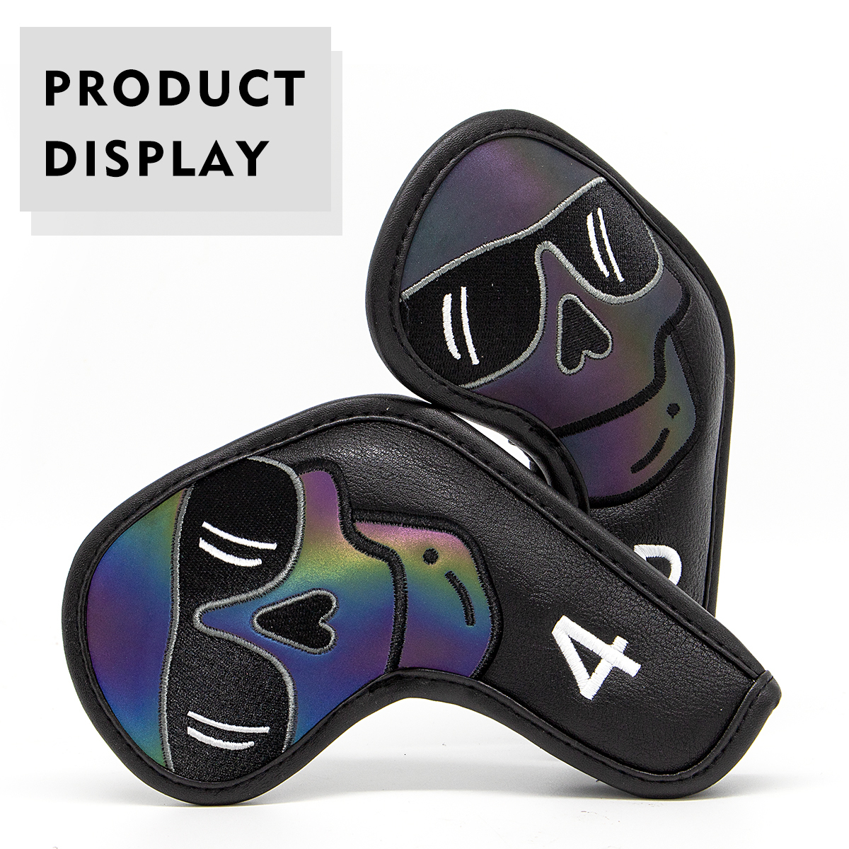 Other Golf Products Gradients Sunglasses Golf Iron Head Covers Iron Headovers Wedges Covers 4-9 ASPX 10pcs with Black Color 230907