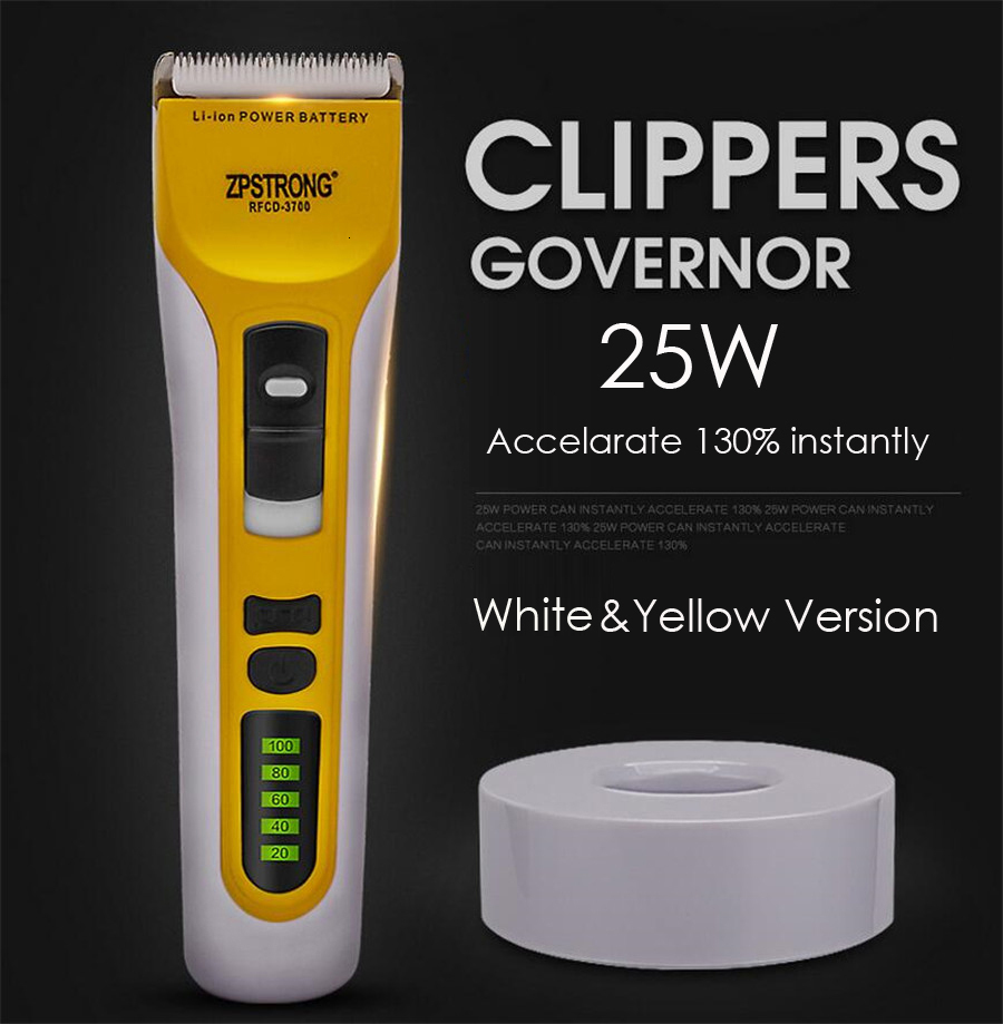 Electric Shavers ZPSTRONG RFCD3700 Professional Hair Clipper 25W High Power Barber Trimmer for Men Beard Shaver Salon Cutting Machine 230906