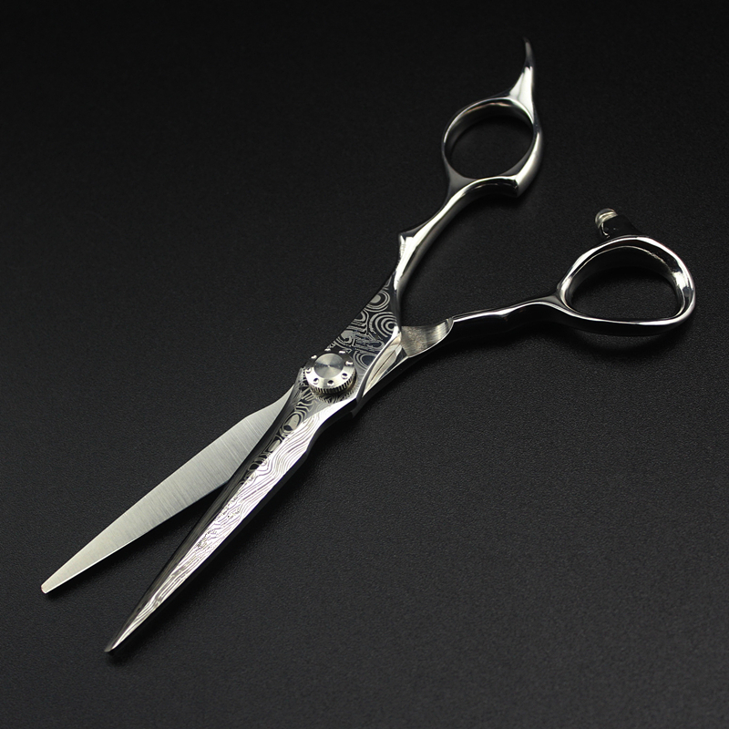 Scissors Shears professional Damascus 6 '' hair scissors cutting scissor barber tools haircut thinning shears set hairdressing 230906