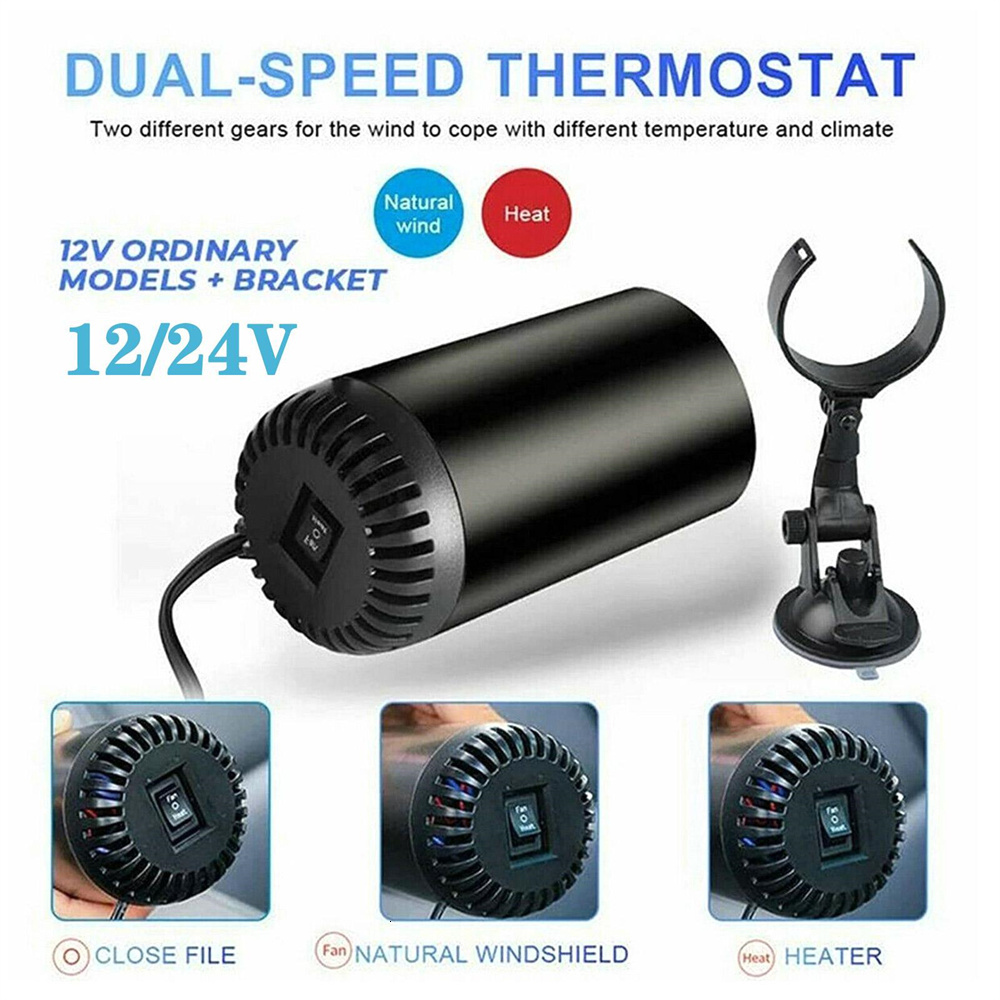 Other Massage Items 12V24V Car Heater 150W Cup Shape Fast Heating Fan Portable Adjustable Windshield Defogging Defroster For Accessories 230906
