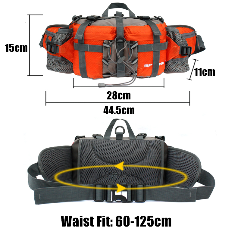 Backpack Outdoor Sports Waist Bag Waterproof Hiking Cycling Climbing Bicycle Pack Running Water Bottle Nylon Mountainering Bag 230907