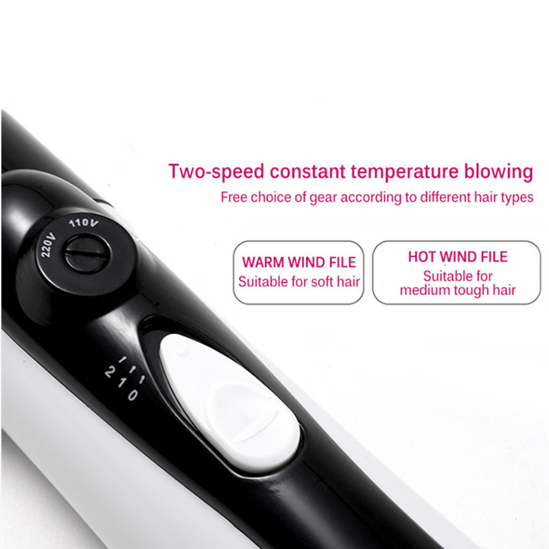 Hair Dryers Multifunctional Dryer Curling Brush Straightener Comb 1200W Rotating 3 In 1 Air Blow 230906