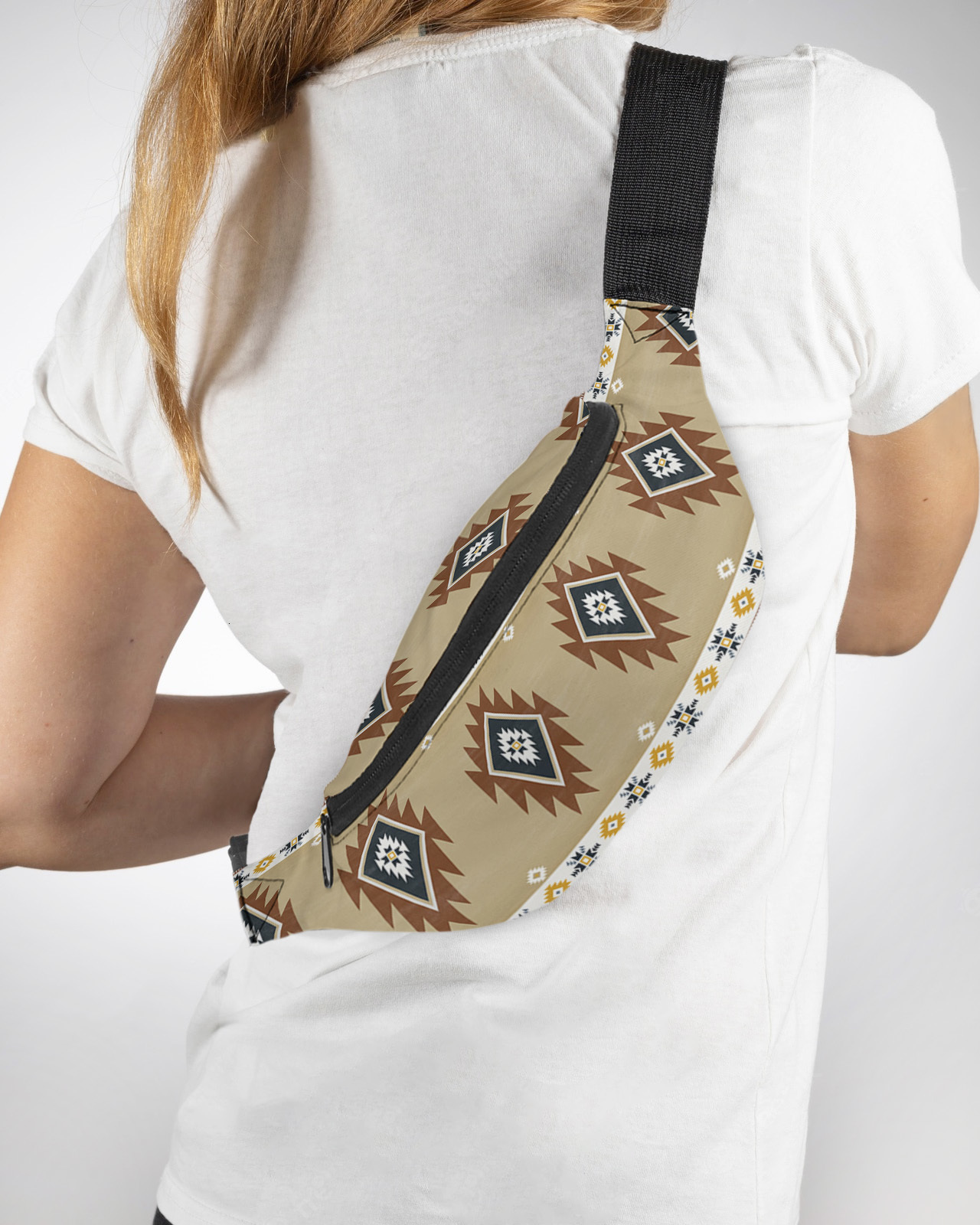 Waist Bags Tribal Totem Boho Waist Bags for Women Man Travel Shoulder Crossbody Chest Bags Waterproof Fanny Pack 230907