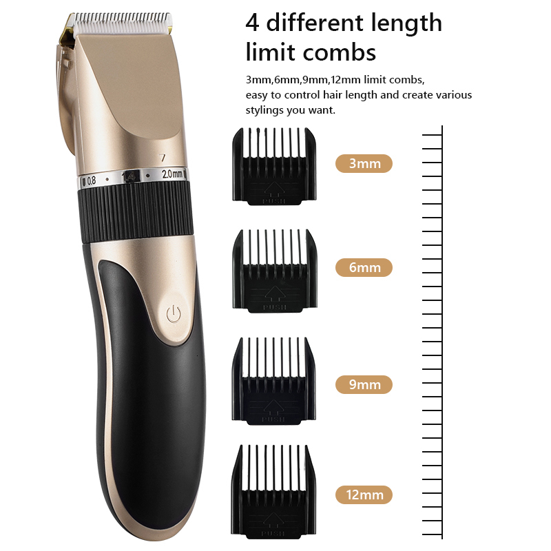 Electric Shavers Professional Hair Trimmer Digital USB Rechargeable Clipper for Men Haircut Ceramic Blade Razor Cutter Barber 230906