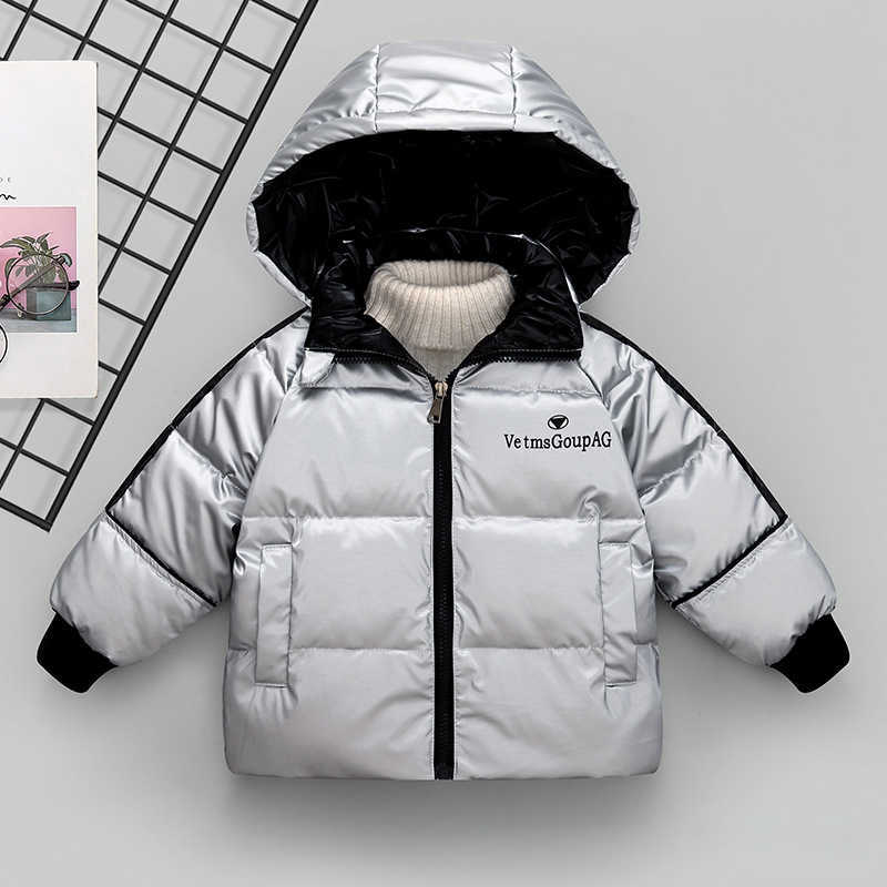 Down Coat New Baby Boys Coats For Autumn Winter Outerwear Children Hooded White Down Jacket R230905