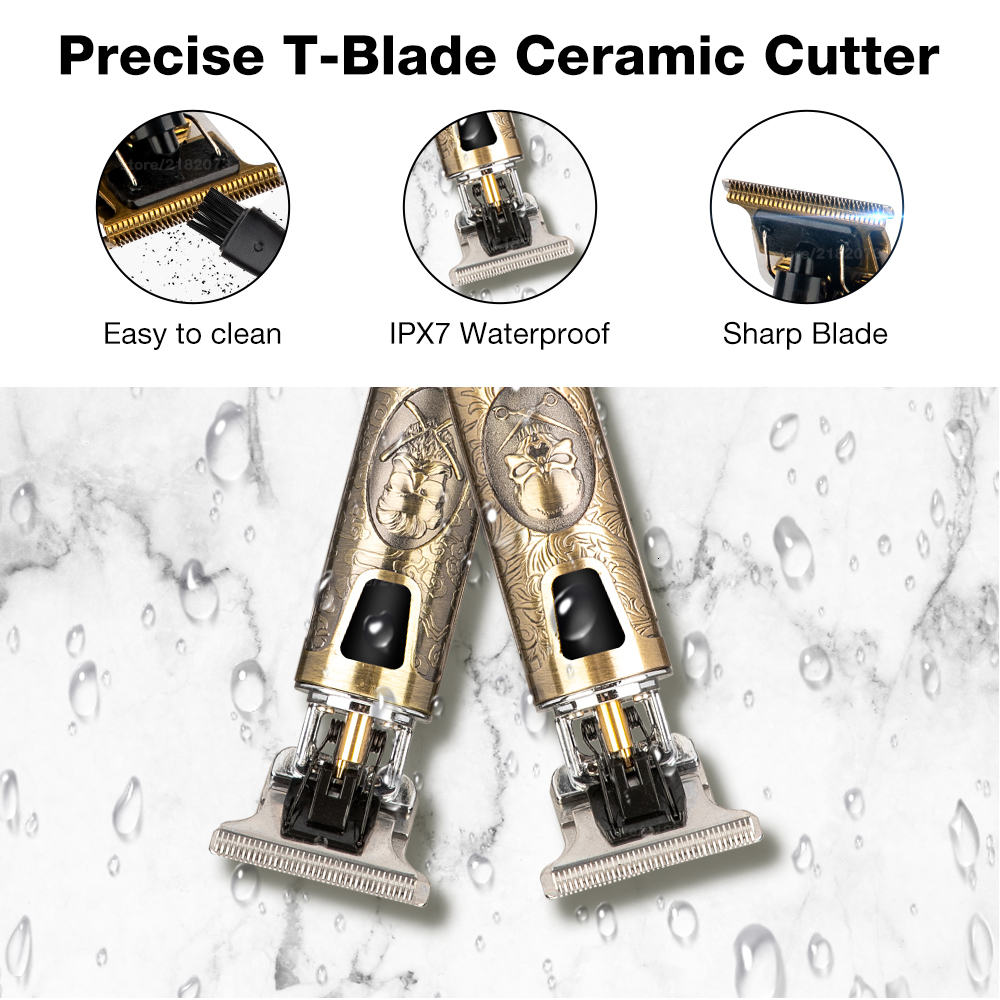 Electric Shavers T9 Hair Clipper Trimmer For Men Rechargeable Shaver Beard Barber Cutting Machine Cut 230906
