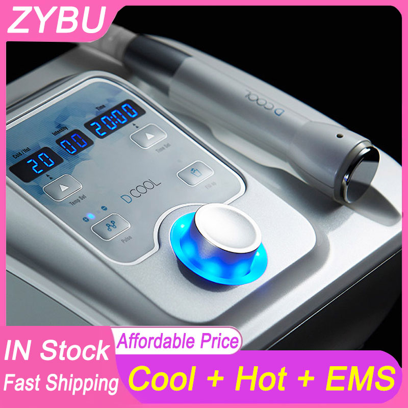 Dcool Portable Cool Hot EMS For Skin Tightening Anti Puffiness Facial Electroporation Machine Home Use Facial Cryo Therapy Slimming Wrinkle Removal Be