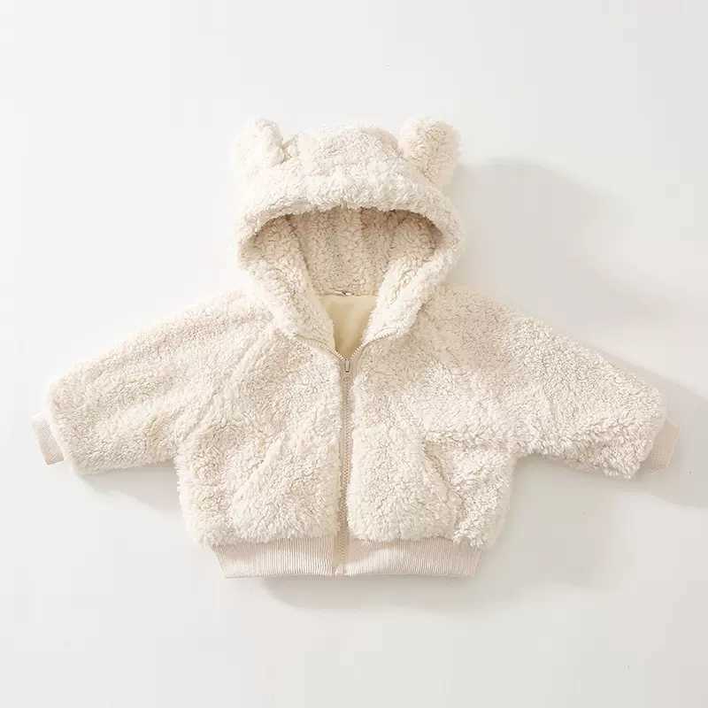 Down Coat Family Look Mom And Daughter Son Matching Clothes Winter Women's Fleece Jackets Kids Bear Jacket Baby Girls Boys Warm Coat R230905