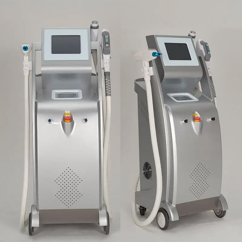 Nd Yag Laser Tattoo Pigment Removal OPT Painless Hair Remove RF Skin Rejuvenation Body Contouring 5 in 1 Multifunction Beauty Instrument Changeable La