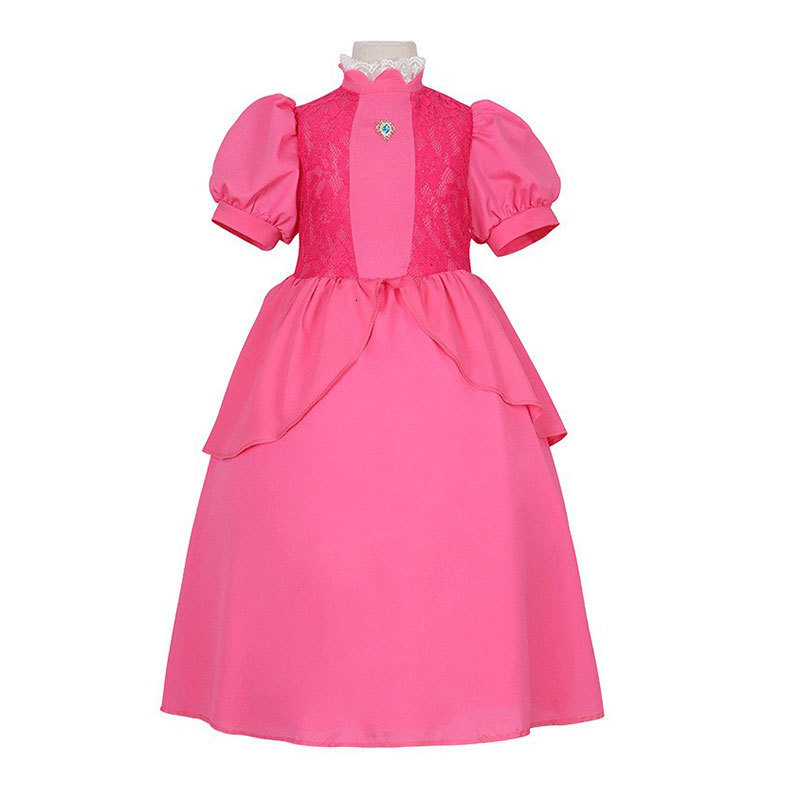 Cosplay Rosalina Dress Girl Game Playing Princess Cosplay Costume Children Theme Party Fantasy Clothes Kids Peach Daisy Fancy Outfits 230731