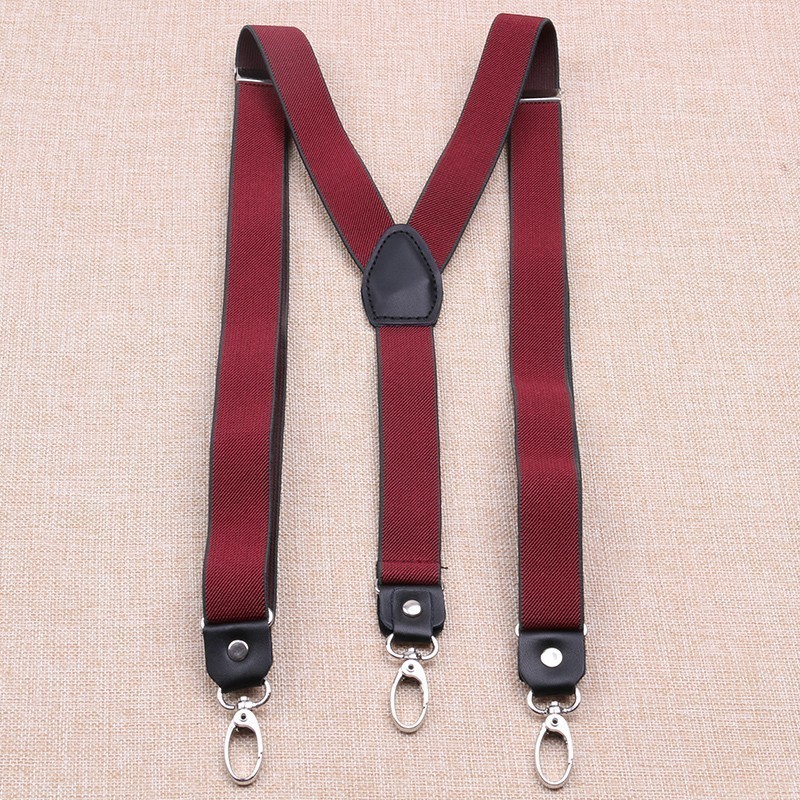 Suspenders 2.5cm Width Suspenders 3 Hooks Y Back Women Elastic Suspender Hook Lock Retro Braces Suspensorios 230907