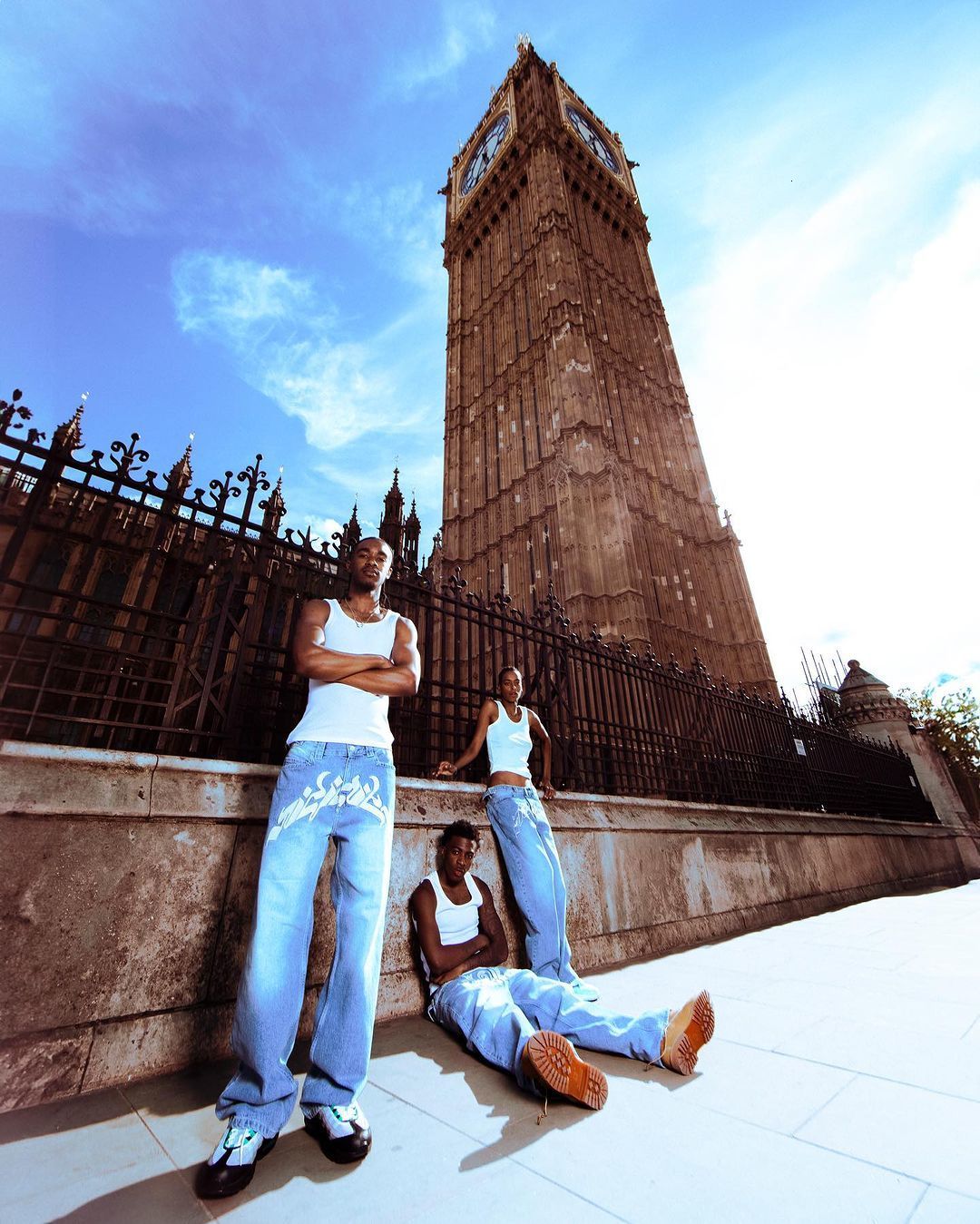 Men's Jeans Y2K Retro Streetwear Blue Baggy Wash Jeans Men Y2k Punk Graphic Embroidery Full Lenght Jeans Loose Straight Wide Leg Denim Pants 2309