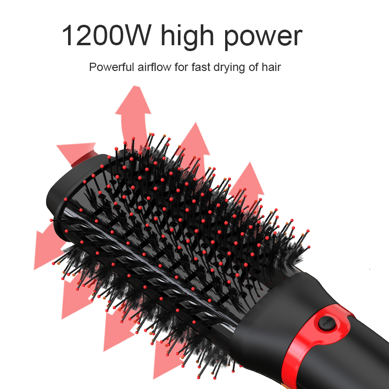 Hair Dryers LISAPRO Interchangeable Air Brush 2in1 Dryer Volumizer 4m 60mm Blowout for Smooth FrizzFree 230906