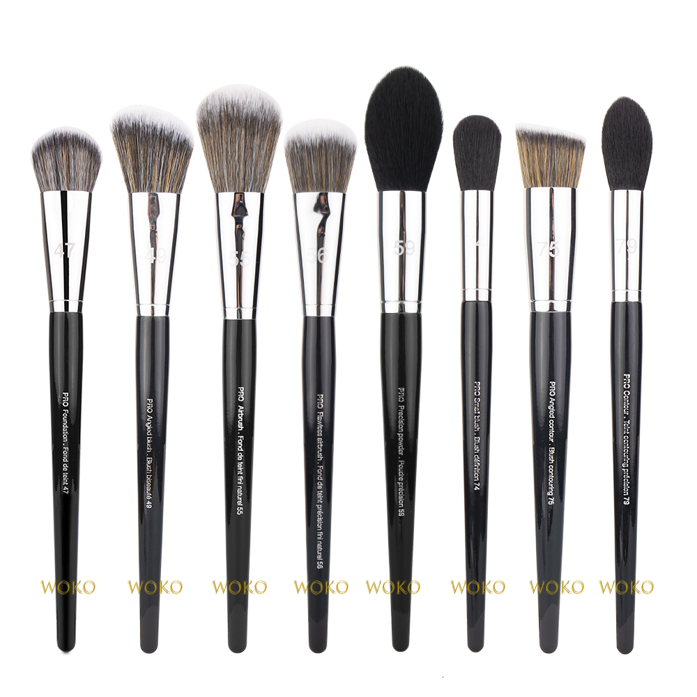 Makeup Tools Foundation Blush Airbrush Precision Powder Contour Brush Set Profession High Quality Synthetic Hair Tool 230906