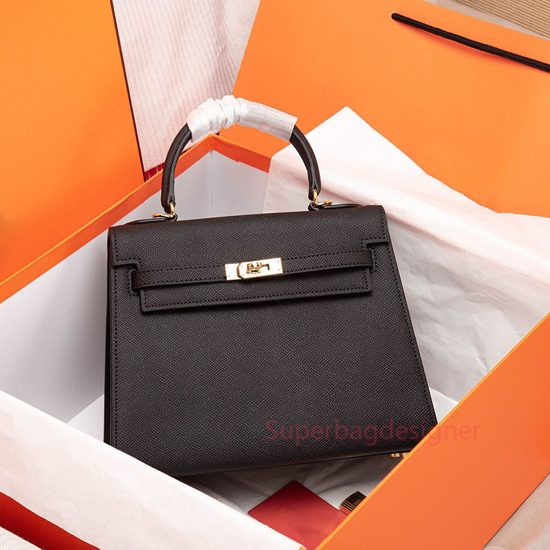 7A Mirror quality Classic Epsom Handbags Tote Bag luxury Designer Fashion Messenger Genuine Leather Women 25cm 28cm