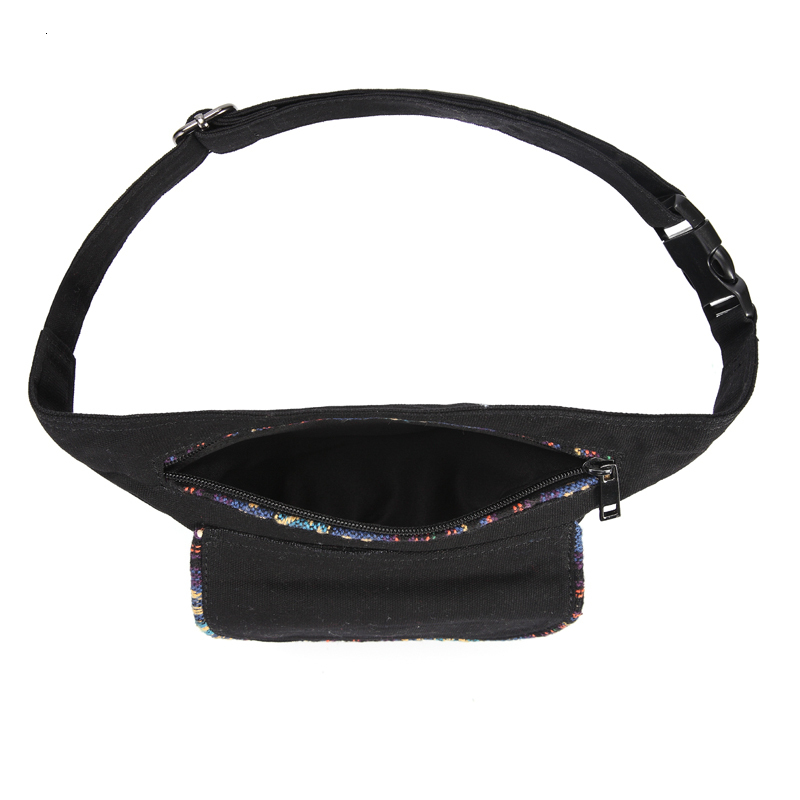 Waist Bags Annmouler Waist Bag for Women Bohemian Style Fanny Pack Ladies Hip Bag Patchwork Phone Pockets Bag Large Capacity Leg Bag Purse 230907