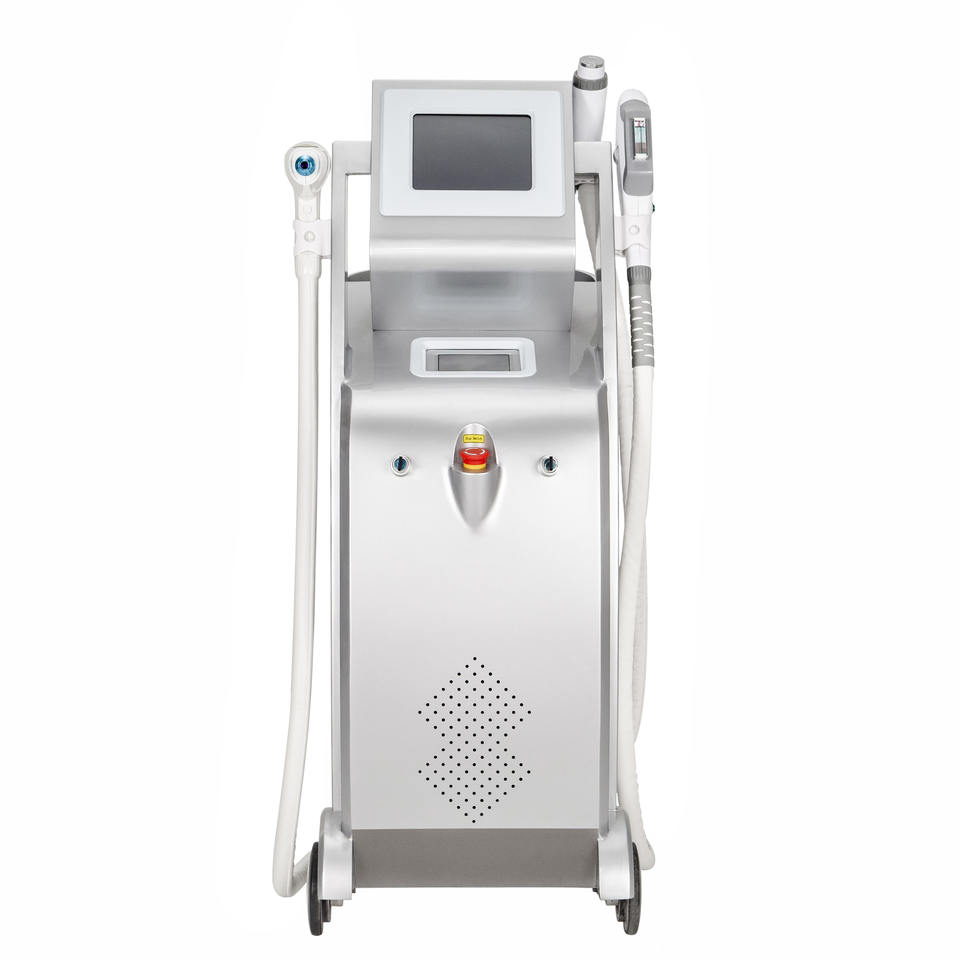 Nd Yag Laser Tattoo Pigment Removal OPT Painless Hair Remove RF Skin Rejuvenation Body Contouring 5 in 1 Multifunction Beauty Instrument Changeable La