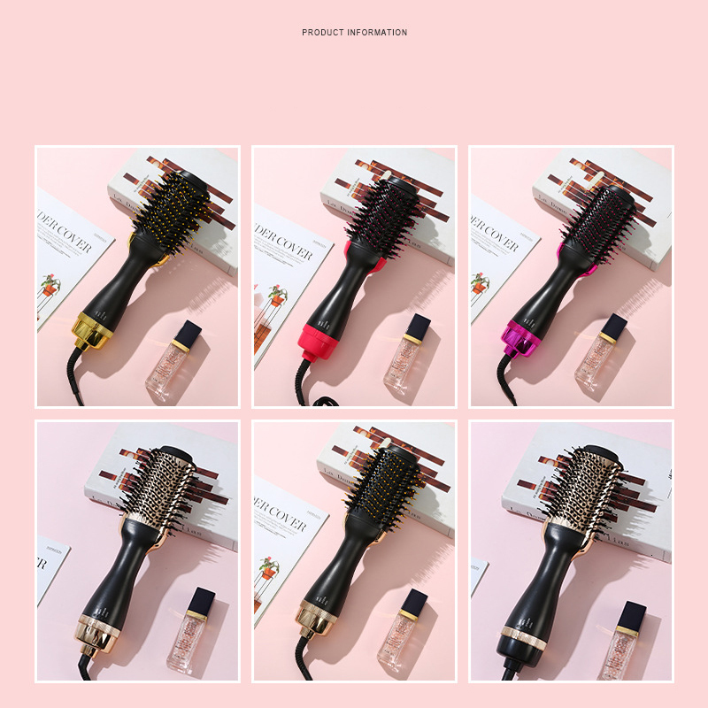 Hair Dryers 3 in 1 Air Brushes Dryer Brush Multifunctional Straightening Comb Professional Home Negative Ion Straight Curling Iron 230906
