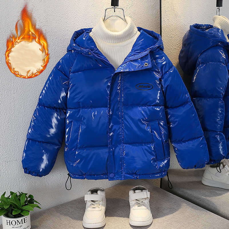 Down Coat 2-12 Years Girls Boys Down Parkas Jacket High Quality Kids Thick Warm Hooded Outerwear Baby Coats Winter Children Warm Jackets R230905