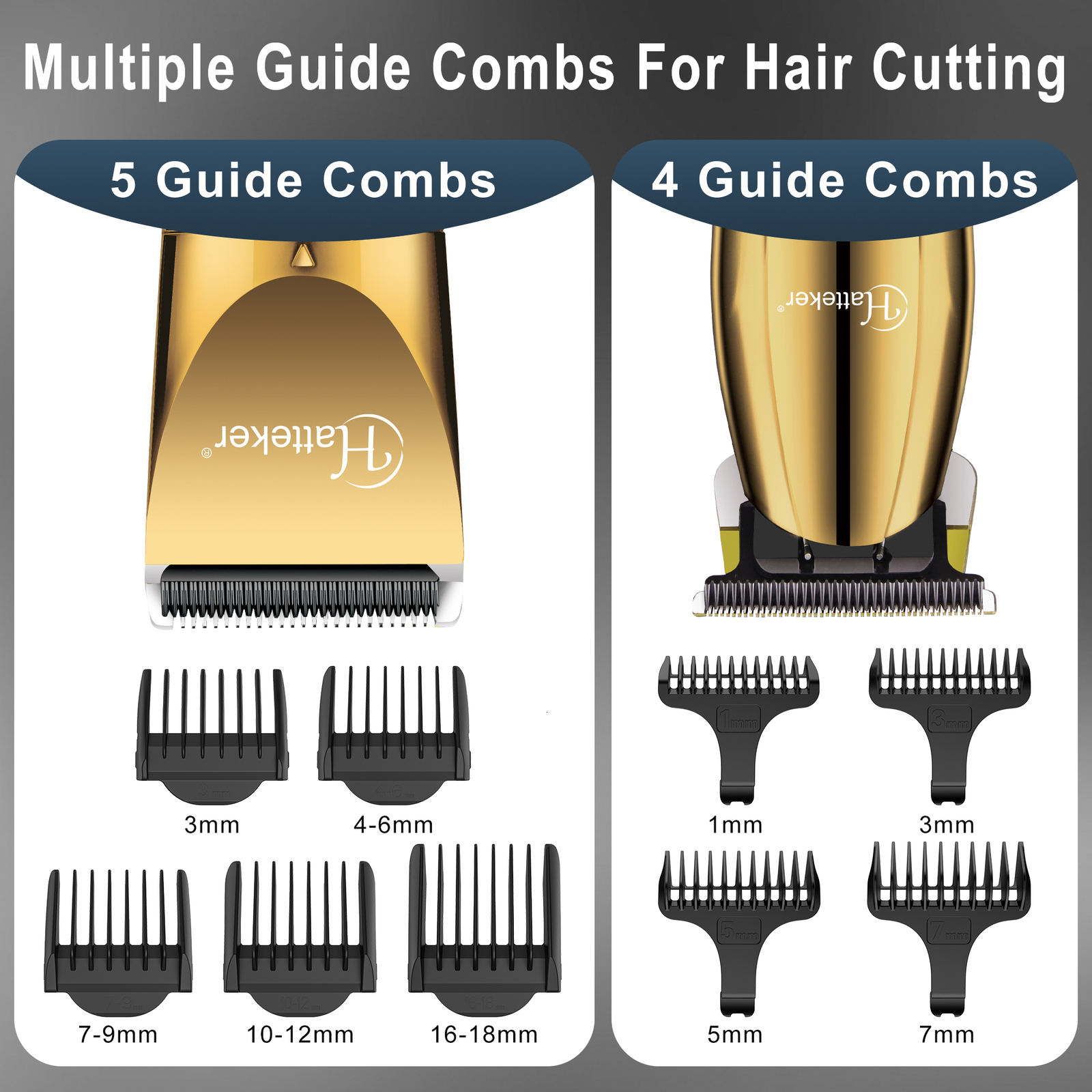 Electric Shavers Hatteker men hair clipper 2 machine set rechargeable electric shaver for body trimmer cutting 230906