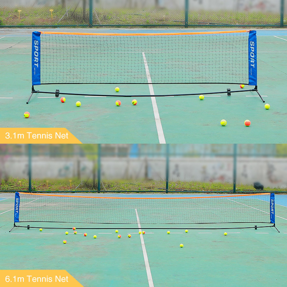 Badminton Sets Tennis Net Backyard Driveway Volleyball Court Sport Training Beach Foldable Portable Badminton Adults Kids Indoor Outdoor PE 230907