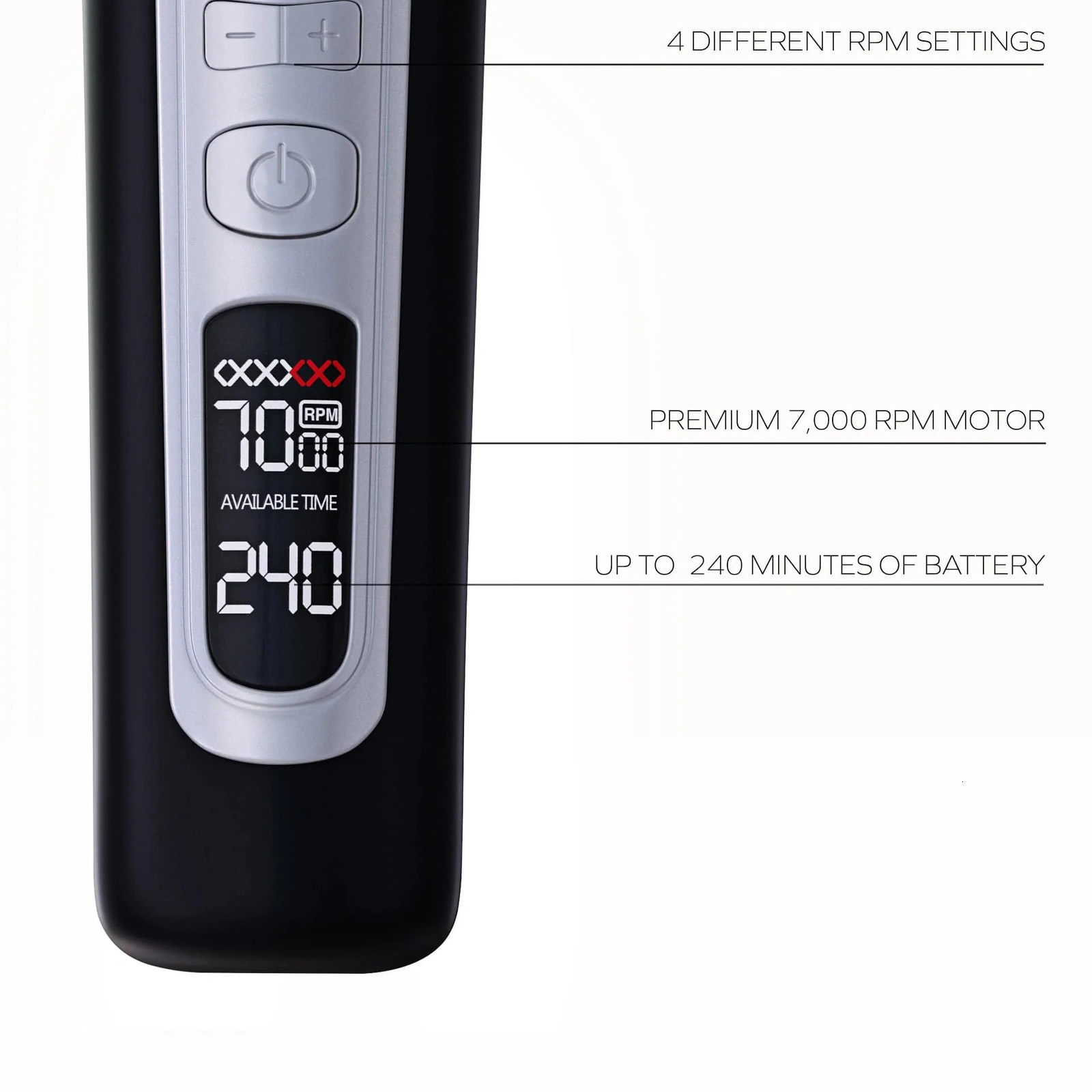 Electric Shavers Hair Clipper Unique Shaped Moving Blade Trimmer LCD Display USB Rechargeable For Salon Men Cutting Barber 230906