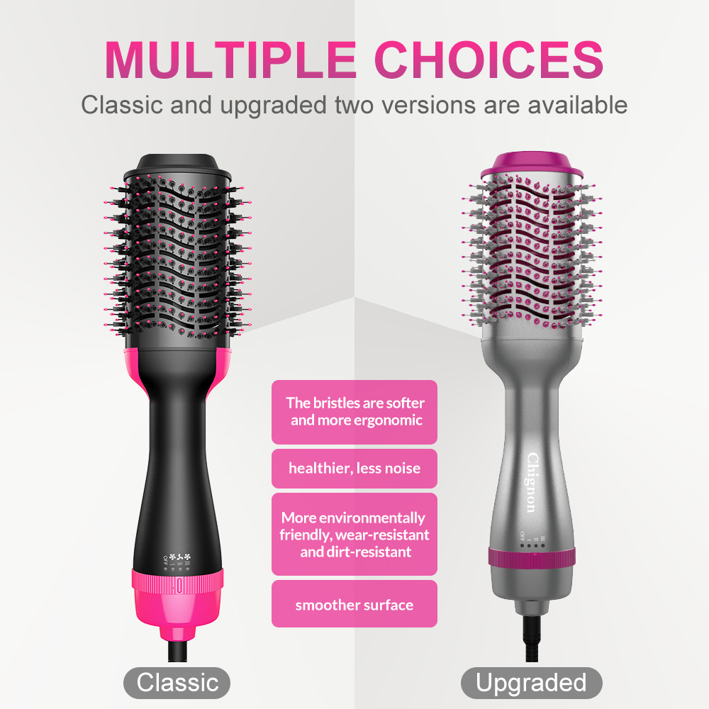 Hair Dryers Dryer Air Brush Styler and Volumizer Straightener Curler Comb Roller One Step Electric Ion Blow 230906