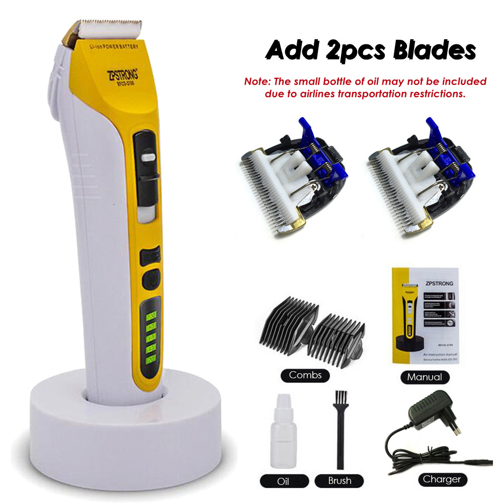 Electric Shavers ZPSTRONG RFCD3700 Professional Hair Clipper 25W High Power Barber Trimmer for Men Beard Shaver Salon Cutting Machine 230906