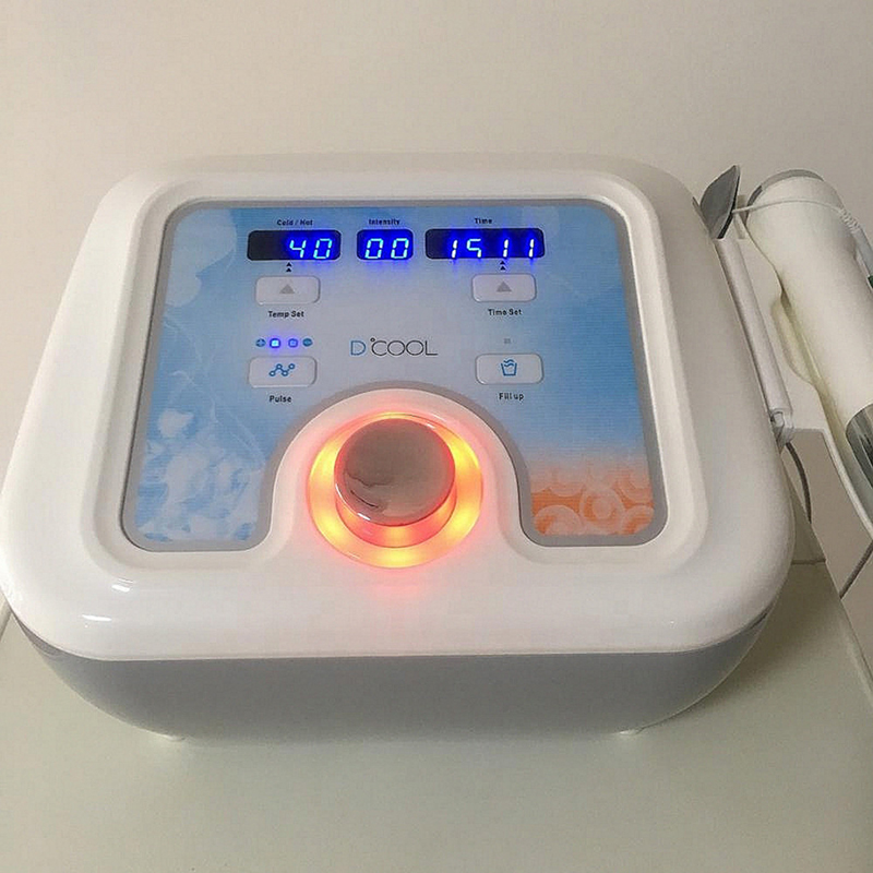 Mini D Cool Electroporation Cryo Skin Cooling Device Facial Machine EMS Skin Rejuvenation Face Lifting Cryotherapy No Needle Therapy Anti Puffiness Ag