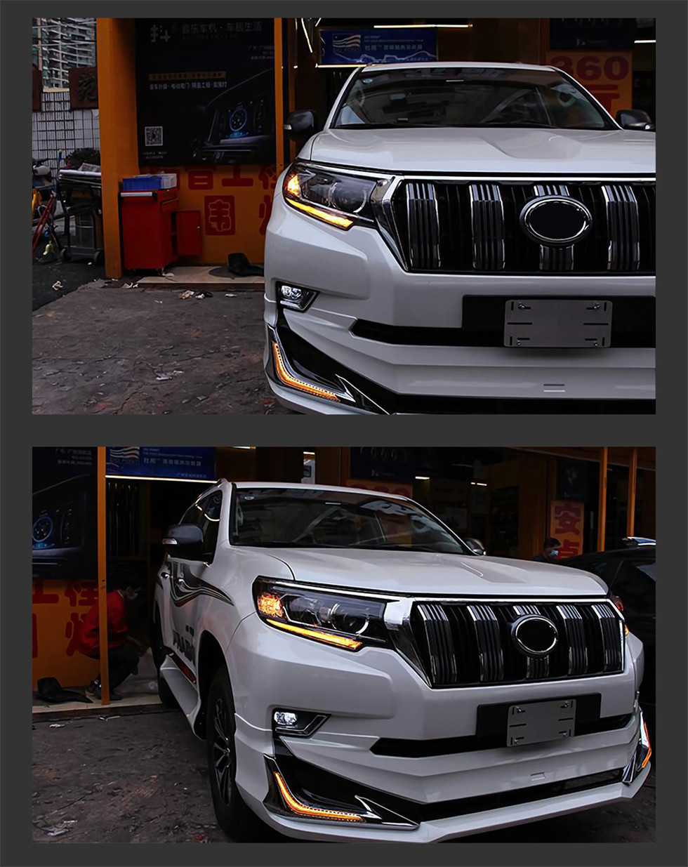 Car Headlights For New Prado 20 18-20 21 Cruiser LED Front Headlight High Low Beam Driving Lights DRL Signal