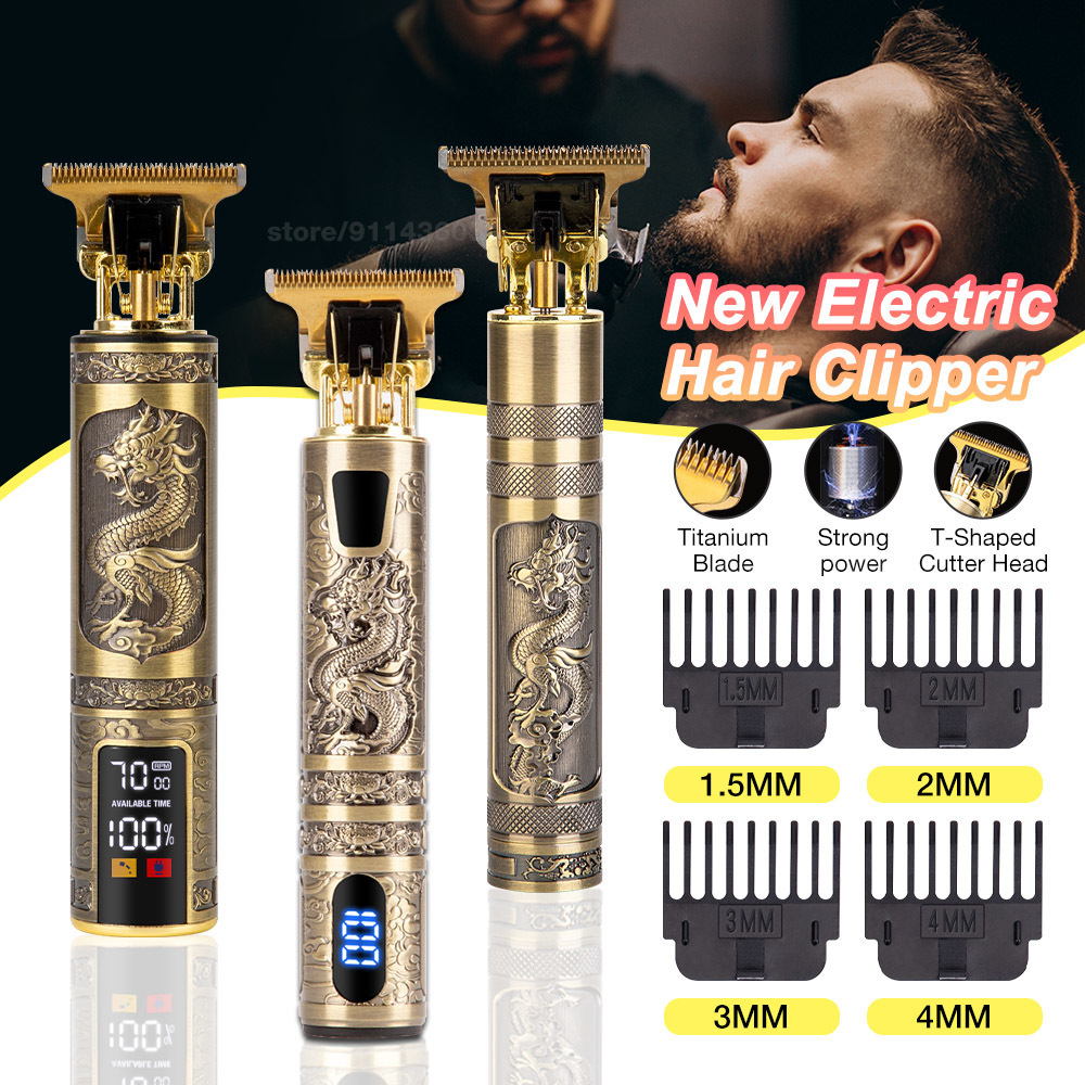 Electric Shavers T9 Hair Clipper Trimmer For Men Rechargeable Shaver Beard Barber Cutting Machine Cut 230906