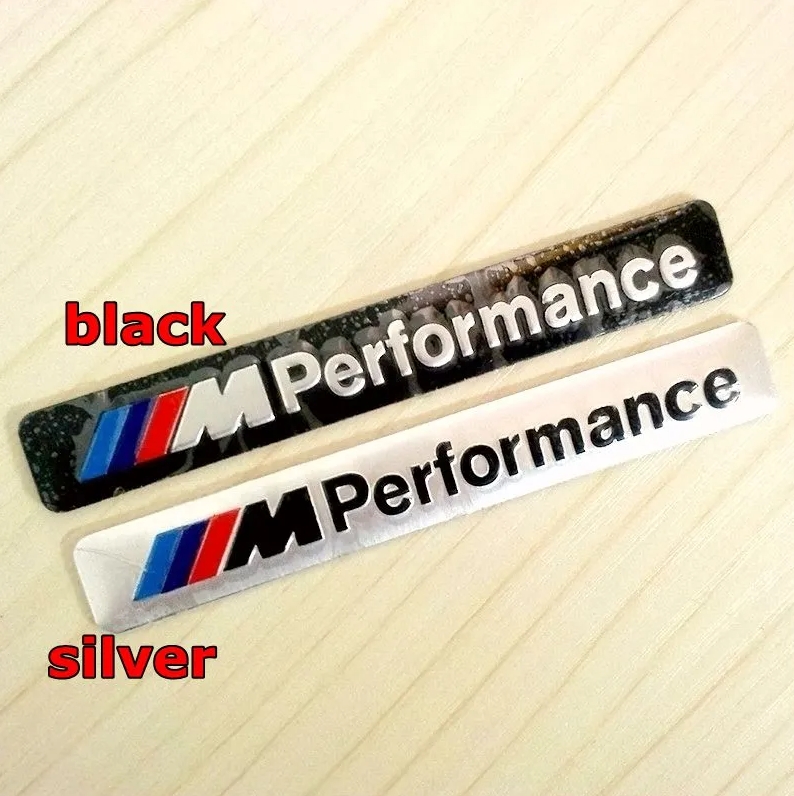 Metal M Performance Car Sticker For BMW M Badge for BMW E34 E36 E39 E53 E60 E90 F10 F30 M3 M5 M6