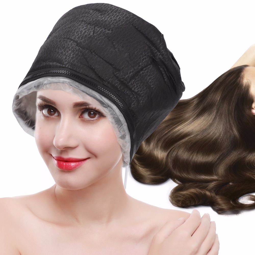Cutting Cape 3 Modes Adjustable Hair Cap Electric Thermal Treatment Hat Home Use DIY SPA Nourishing Care Tools EU Plug 220V 230906