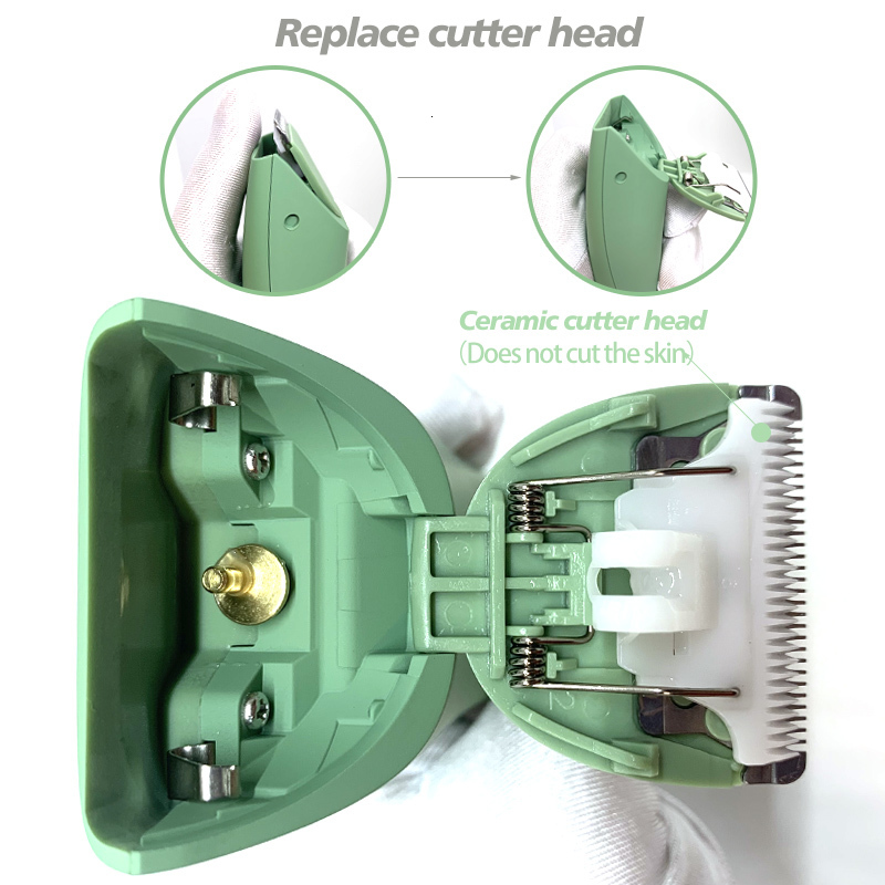 Electric Shavers Body Hair Trimmer Shaver for Men Ball Groin Pubic Replaceable Ceramic Blade Groomer Razor Waterproof Clippe 230906