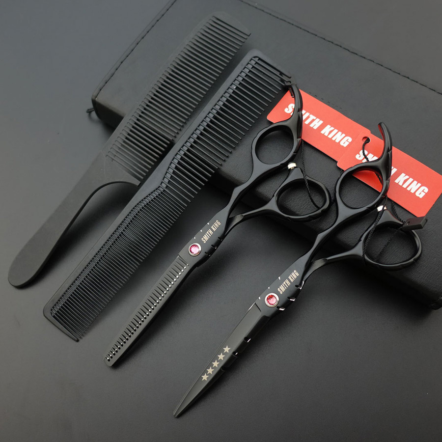Scissors Shears 6 inch Professional Hairdressing scissors set Cutting Thinning Barber shears quality 230906