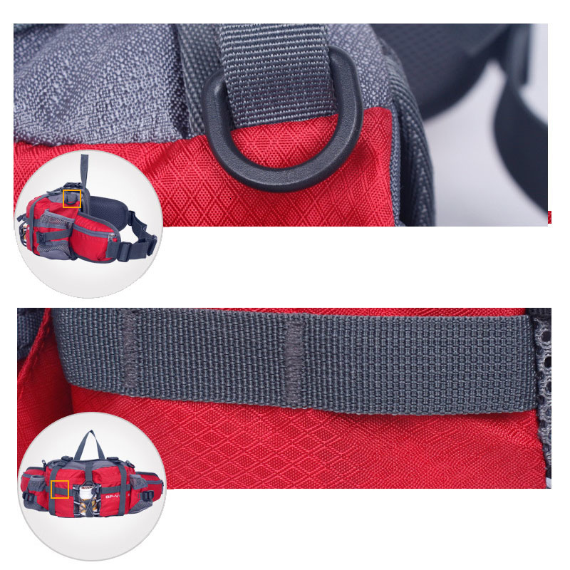 Backpack Outdoor Sports Waist Bag Waterproof Hiking Cycling Climbing Bicycle Pack Running Water Bottle Nylon Mountainering Bag 230907