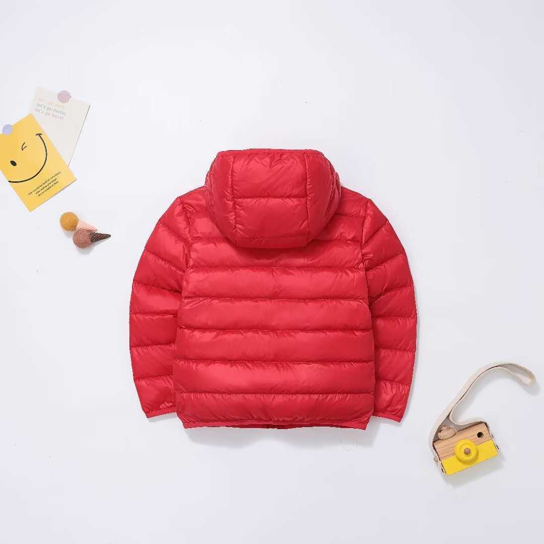 Down Coat Children's Down Jackets 2023 New Autumn Winter Hooded White Down Coats for Boys Ultralight Fluffy Girls Clothes R230905