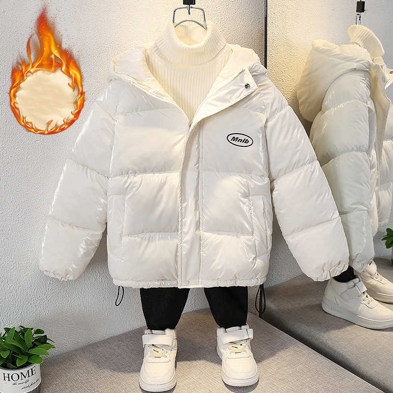 Down Coat 2-12 Years Girls Boys Down Parkas Jacket High Quality Kids Thick Warm Hooded Outerwear Baby Coats Winter Children Warm Jackets R230905