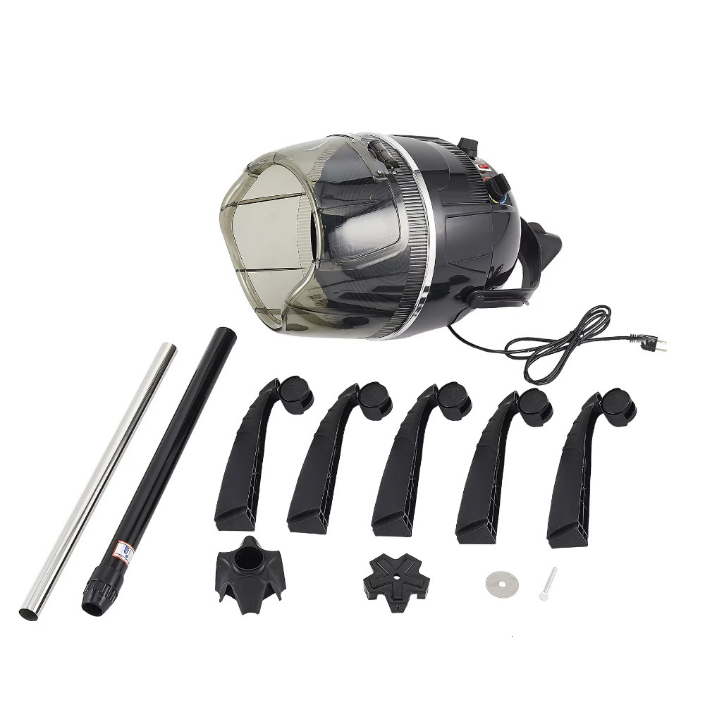 Other Massage Items Professional Stand Up Hair Dryer With Timer Swivel Hood Caster Adjustable Height 1000 Watts Black 230906