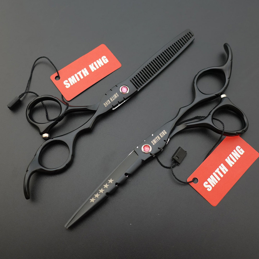 Scissors Shears 6 inch Professional Hairdressing scissors set Cutting Thinning Barber shears quality 230906
