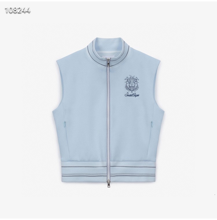 Golf Jackets South Cape Golf Women Vest Top Early Autumn Thin Leisure Sports Slim-fit Zipper Vest Golf Coat 230907