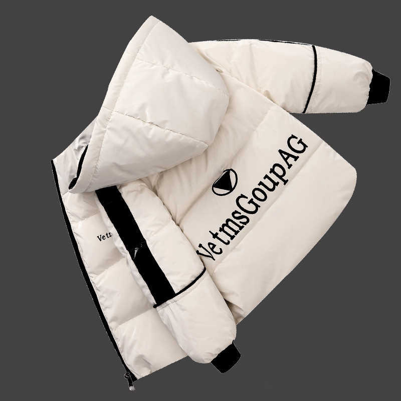 Down Coat New Baby Boys Coats For Autumn Winter Outerwear Children Hooded White Down Jacket R230905