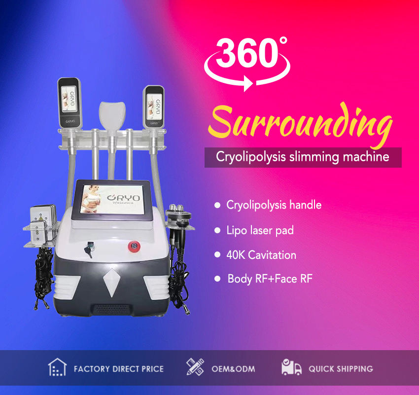 High Cost Performance Cryolipolysis Fat Freezing Weight Loss Beauty device For Salon Beauty Clinic Skin Tightening Face Lifting