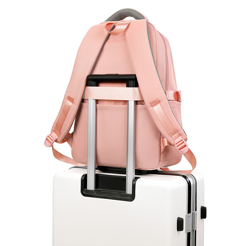Backpacks Girl School Backpack Youth Large Capacity Backpacks Nylon Schoolbag Daypack Multi Pockets Casual Rucksack Travel Bag 230906