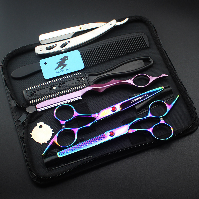 Scissors Shears Purple Diamond Japanese Hair Hairdressing Hairdresser Shaver Haircut 230906