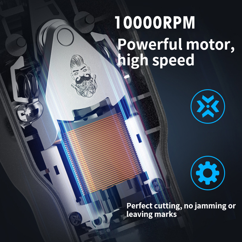 Electric Shavers Professional Hair Clipper Rechargeable Trimmer For Men Shaver Beard Cutting Machine Barber Cut 230906