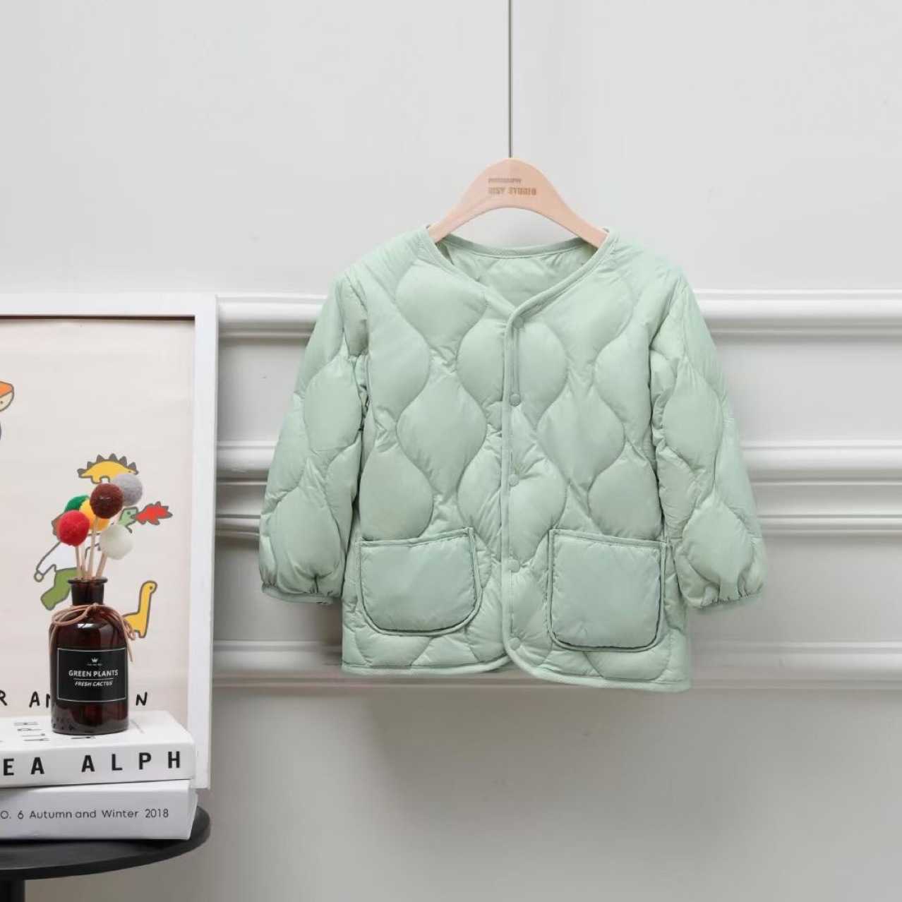 Down Coat Children Down Coats 2023 New Autumn Baby Boys Ultra Light Jackets Child Girls Collarless Fluffy Toddler Winter Coat R230905