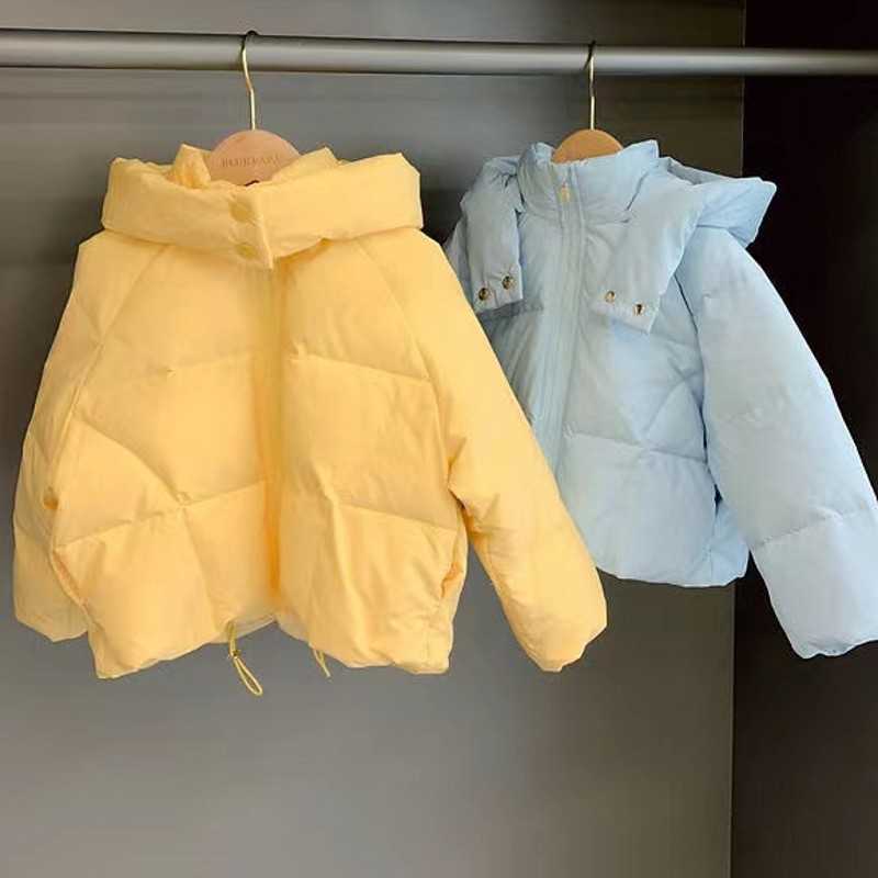 Down Coat New Winter Down Jacket Girls Kids Thickness Coats Children Winter Autumn Outerwear R230905