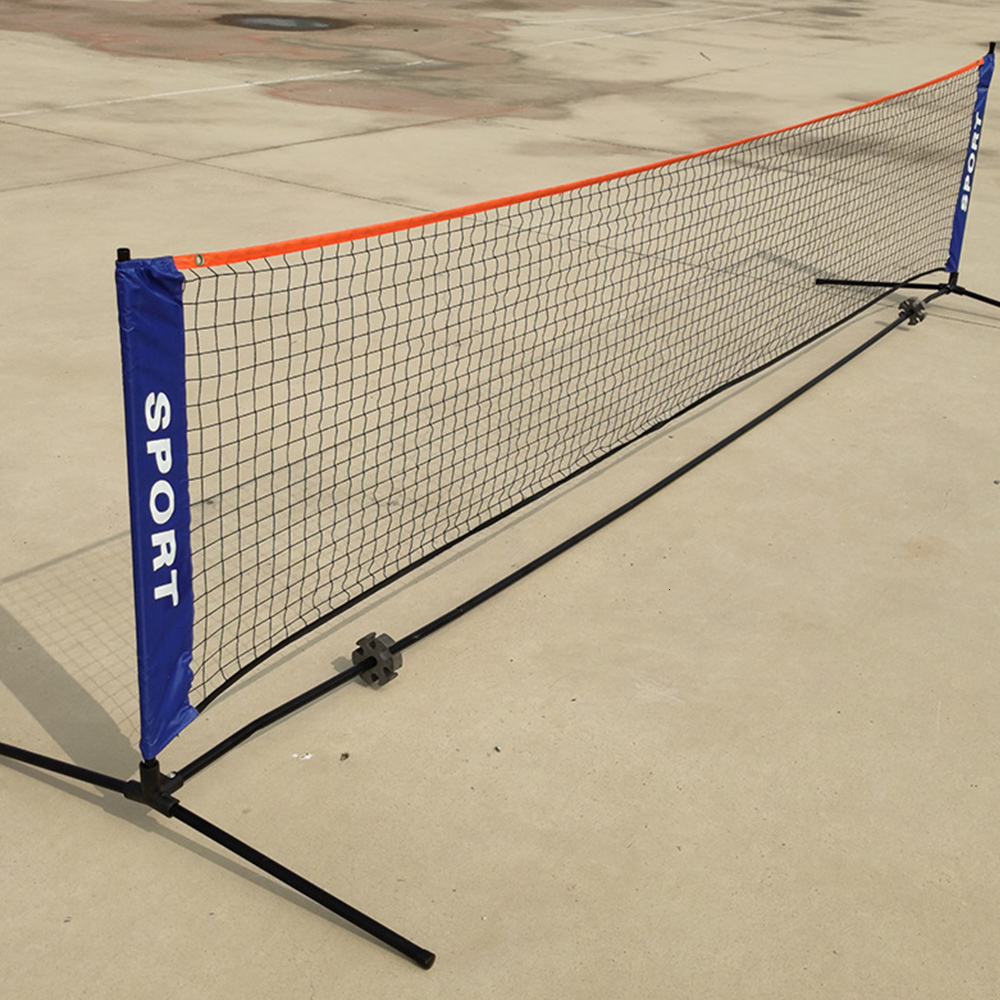 Badminton Sets Standard Professional Tennis Training Net Portable Badminton Outdoor Tennis Net for Mesh Volleyball Sports Without Frame 230907
